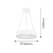 Rábalux Adeline minimál stílusú mennyezeti függeszték LED 36W 2100lm 4000K 2510