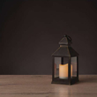 Emos VINTAGE dekorációs antik lámpás gyertyával időzíthető fekete ZY2115