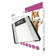 Személymérleg LCD max 150 Kg  BMI-zsír- víz- izom mérése  PT-718 Emos EV104