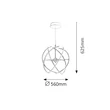Rábalux Alyson modern függeszték LED 48W 2765lm 3000K 2433