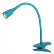 Rábalux Jeff modern megjelenésű csiptetős kék asztali lámpa LED 4,5W 330lm 4195