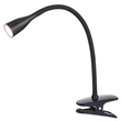 Rábalux Jeff modern megjelenésű csiptetős fekete asztali lámpa LED 4,5W 330lm 4197