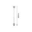 Rábalux Fix króm függeszték E27 60W 1331
