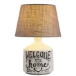 Petra vintage asztali "Welcome Home" lámpatest E14 Rábalux 4386