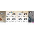Rábalux Lite LED 3xGU10 3W fix fehér beépíthető spotlámpa (3db/szett) 1046