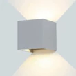 Optonica LED fali lámpa 6W 4000K természetes fehér 660lm szürke IP54 WL7456