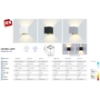 Optonica LED fali lámpa 12W 4000K természetes fehér 1320lm fehér IP54 WL7460