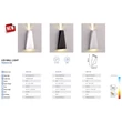 Optonica LED fali lámpa 6W 4000K természetes fehér 660lm szürke IP54 WL7474