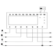 Tracon Elektromechanikus fogyasztásmérő közvetlen 3 fázisú 7 modul TVOF3M7