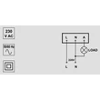 Tracon alkonykapcsoló 10A IP44 (5-50 lux) ALK-OUT