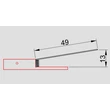 Tracon végálláskapcsoló 1xCO 15A/250V AC IP00 49mm rugószáras helyzetkapcsoló