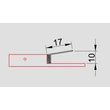 Tracon végálláskapcsoló 1xCO 15A/250V AC IP00 17mm rugószáras helyzetkapcsoló