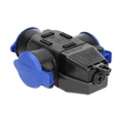 ORNO T3-as gumi elosztó csapfedéllel hosszabbítóhoz IP44 3X250V AC OR-AE-1346(GS)