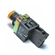 Elmark LED-es ipari nyomógomb indikátorral sárga 24V 6A EL 2-BW3571 1NO
