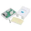 1x fali UTP internet aljzat 8P8C RJ45 Cat5 fehér 05384