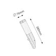 Inox torch kültéri falikar mozgásérzékelövel Rábalux 8266