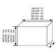 Kanlux lakáselosztó doboz falon kívüli 2 modul kiselosztó IP30 DB102W