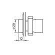 Elmark EL 2- BA 42 NC ipari nyomógomb piros 401042