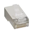 Árnyékolt FTP RJ45 moduláris csatlakozó dugó 8P8C RJ45 Cat.5 hálózati felhasználáshoz STP, FTP, S-FTP 05267