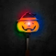 Halloween-i LED lámpa rugós tök elemes 58112A