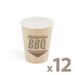 Papírpohár BBQ  2,5 dl 12 db/csomag 58237D