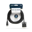 Delight HDMI dugó - dual link DVI (24+1) dugó 5m kábel 20382