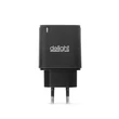 Delight hálózati adapter gyorstöltéssel fekete USB + Type-C PD20W 55047BK