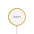 Delight mágneses vezeték nélküli töltőpad Type-C arany 55164B