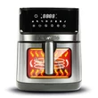 Bewello Air Fryer Olaj nélküli fritőz XXL alul-felül fűtőszálas eleltromos sütő 230V 7,5L BW1002C