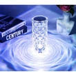 Rózsa hatású RGB LED-es lámpa akkumulátoros akril USB DA01021
