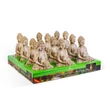 Garden of Eden Szolár Buddha gyertyával 1 melegfehér LED 12,5x8,5x19 cm 11269
