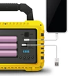 Phenom multifunkciós kézi lámpa szolár panel, USB-C - 6 világítási mód, 8 LED, 3600 mAh 18584