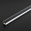 Aluminium profil sín 1000x17x8 mm U profil fehér színben (búra nélkül) 41010A1-WH