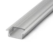 Átlátszó PVC búra 41011A1 süllyeszthető alumínium LED profilhoz 1m (csak búra) 41011T1