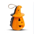 Halloween-i LED lámpa felakasztható narancs/fekete elemes 58116