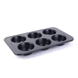Baker's Secret Enhance Collection 6-os muffin sütőforma 29.4 x 18.1 x 3.3 cm DA00952