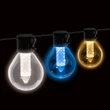 Smart szolár fényfüzér 15 db fehér 2700 - 10000K LED állítható színhőmérséklet 7,5 m bluetooth 11743
