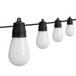 Smart szolár fényfüzér 15db RGBIC LED - 6,5m - bluetooth 11746