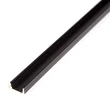 Aluminium profil sín 1000x17x8 mm U profil fekete színben led szalaghoz 41010A1-BK