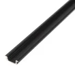 Aluminium profil sín 1000 x 23(17) x 8 mm süllyeszthető U profil fekete színben 41011A1-BK