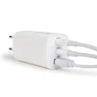 Delight Hálózati Adapter USB + Type-C PD45W gyorstöltéssel fehér 55060
