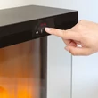 Bewello Elektromos kandalló 180° hősugárzó LED 37x22x56 cm BW2105