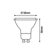 Rábalux LED izzó GU10 8W 810lm 3000K meleg fehér 1016