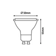 Rábalux LED izzó GU10 4W 345lm 4000K természetes fehér 1422