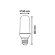 Rábalux LED izzó E27 Láng effekt LED 3W 1442