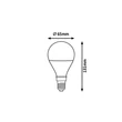 Rábalux LED izzó E27 A65 17W 2100lm 4000K természetes fehér 180° 1469