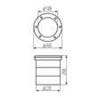 Kanlux Turro Led 3x15W 3600 Lm 4000K Járófelületbe talajba süllyesztett lámpatest IP67 2000kg-ig terhelhető TURRO LED 18983