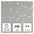 Emos LED karácsonyi drop fényfüggöny kültéri és beltéri 1,7x2m meleg fehér IP44 D3EW01