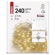 Emos LED karácsonyi drop fényfüggöny kültéri és beltéri 1,7x2m meleg fehér IP44 D3EW01