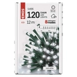 Emos LED karácsonyi fényfüzér kültéri és beltéri 12m hideg fehér IP44 D4AC08